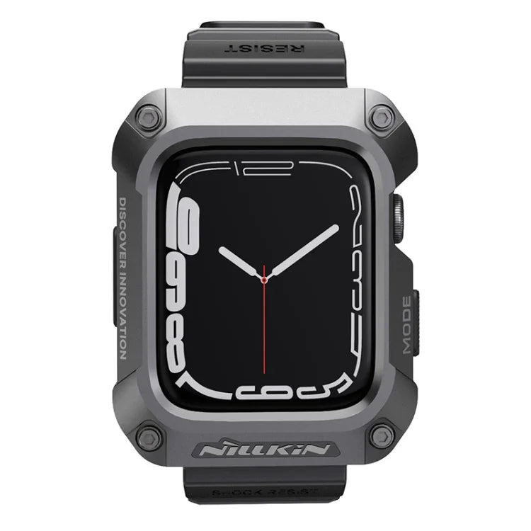 NILLKIN Ruidong シリーズ合金＋TPU一体型ウォッチバンド、Apple Watch シリーズ 8&7 45mm 用