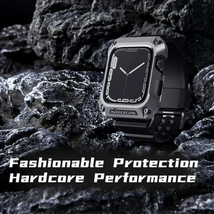 NILLKIN Ruidong シリーズ合金＋TPU一体型ウォッチバンド、Apple Watch シリーズ 8&7 45mm 用