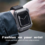 NILLKIN Ruidong シリーズ合金＋TPU一体型ウォッチバンド、Apple Watch シリーズ 8&7 45mm 用