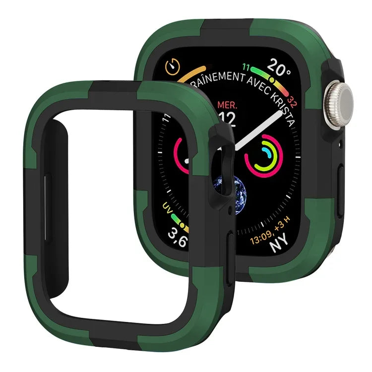 Armor Frame Watch Case, For Apple Watch Series 9 / 8 / 7 41mm, For Apple Watch Series SE 2&6&SE&5&4 44mm, For Apple Watch Series 9 / 8 / 7 45mm, For Apple Watch Ultra 3 / 2 / 1 49mm, For Apple Watch Series SE 2&6&SE&5&4 40mm