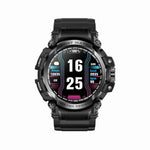 LC16 1.32インチ IP68防水 スポーツアウトドアスマートウォッチ、Bluetooth通話／心拍数モニタリング対応