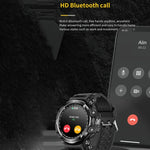 LC16 1.32インチ IP68防水 スポーツアウトドアスマートウォッチ、Bluetooth通話／心拍数モニタリング対応