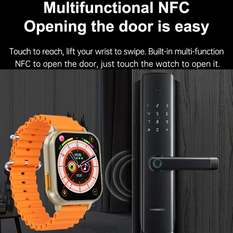 N22 2in1 1.96インチ HDディスプレイ スポーツ Bluetooth通話イヤホンスマートウォッチ