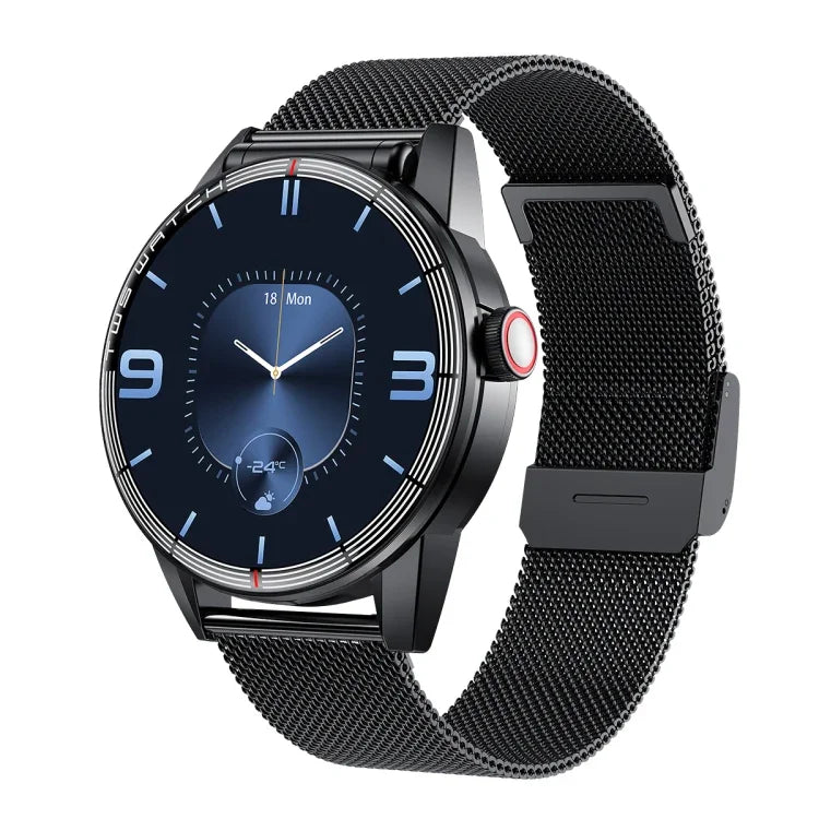 R6 1.32インチラウンドスクリーン 2in1 Bluetoothイヤホンスマートウォッチ、Bluetooth通話／健康モニタリング対応