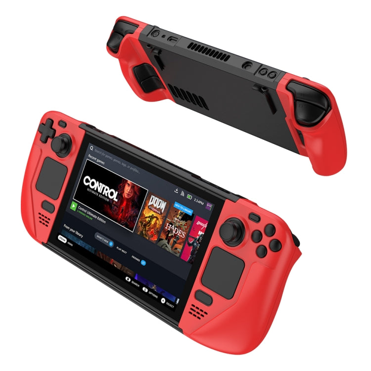 GKK Steam Deck用 カラーコントラスト 落下防止 ゲームコンソールケース, GKKケース(レッド), GKKケース(ブルー), GKKケース(ブラック)