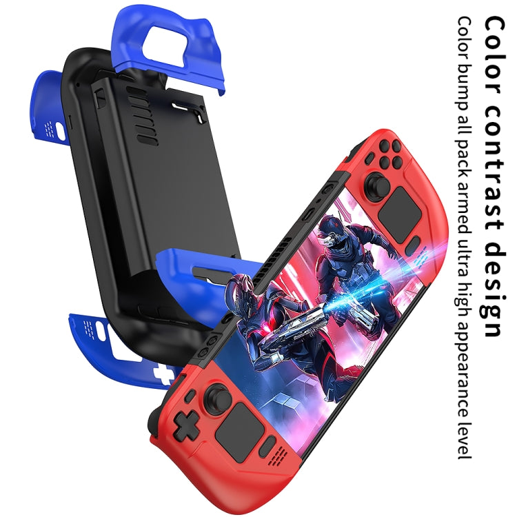 GKK Steam Deck用 カラーコントラスト 落下防止 ゲームコンソールケース, GKKケース(レッド), GKKケース(ブルー), GKKケース(ブラック)