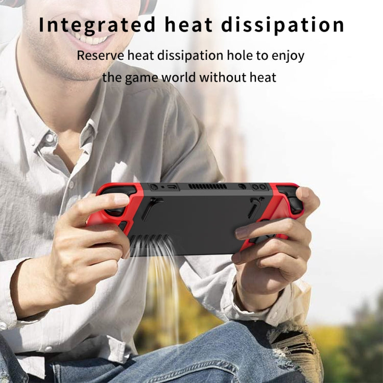 GKK Steam Deck用 カラーコントラスト 落下防止 ゲームコンソールケース, GKKケース(レッド), GKKケース(ブルー), GKKケース(ブラック)