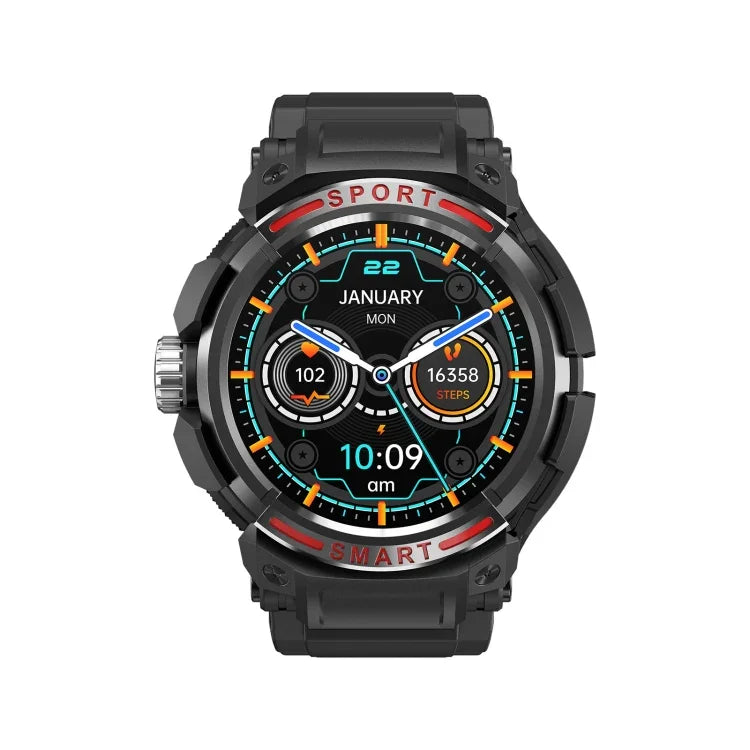OVISEN GT100 1.39インチ TFTスクリーン 2in1 Bluetoothヘッドセットスマートウォッチ、血中酸素モニタリング／Bluetooth音楽対応