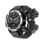 OVISEN GT100 1.39インチ TFTスクリーン 2in1 Bluetoothヘッドセットスマートウォッチ、血中酸素モニタリング／Bluetooth音楽対応