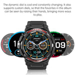 OVISEN GT100 1.39インチ TFTスクリーン 2in1 Bluetoothヘッドセットスマートウォッチ、血中酸素モニタリング／Bluetooth音楽対応