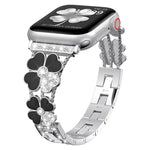 Petal メタルダイヤモンド時計バンド、Apple Watch 3 38mm用、Apple Watch 9 45mm用、Apple Watch 3 42mm用、Apple Watch 2 38mm用、Apple Watch 2 42mm用、Apple Watch 38mm用、Apple Watch 42mm用、Apple Watch 9 41mm用