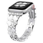 Petal メタルダイヤモンド時計バンド、Apple Watch 3 38mm用、Apple Watch 9 45mm用、Apple Watch 3 42mm用、Apple Watch 2 38mm用、Apple Watch 2 42mm用、Apple Watch 38mm用、Apple Watch 42mm用、Apple Watch 9 41mm用