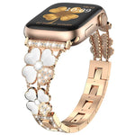 Petal メタルダイヤモンド時計バンド、Apple Watch 3 38mm用、Apple Watch 9 45mm用、Apple Watch 3 42mm用、Apple Watch 2 38mm用、Apple Watch 2 42mm用、Apple Watch 38mm用、Apple Watch 42mm用、Apple Watch 9 41mm用