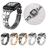 Petal メタルダイヤモンド時計バンド、Apple Watch 3 38mm用、Apple Watch 9 45mm用、Apple Watch 3 42mm用、Apple Watch 2 38mm用、Apple Watch 2 42mm用、Apple Watch 38mm用、Apple Watch 42mm用、Apple Watch 9 41mm用