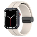 二色折りたたみバックルシリコン時計バンド、Apple Watch 9 45mm用、Apple Watch 9 41mm用