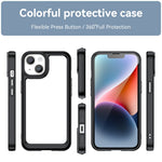 カラフルシリーズ アクリル＋TPUスマホケース、iPhone 15用