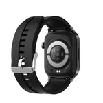 GT22 1.85インチ TFTスクリーン シリコンバンド ヘルススマートウォッチ、Bluetooth通話／高地血中酸素／体温／不整脈／TI心拍数モニタリング対応、シリコンバンド（ブラック）、シリコンバンド（ブラックシルバー）