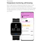 GT22 1.85インチ TFTスクリーン シリコンバンド ヘルススマートウォッチ、Bluetooth通話／高地血中酸素／体温／不整脈／TI心拍数モニタリング対応、シリコンバンド（ブラック）、シリコンバンド（ブラックシルバー）