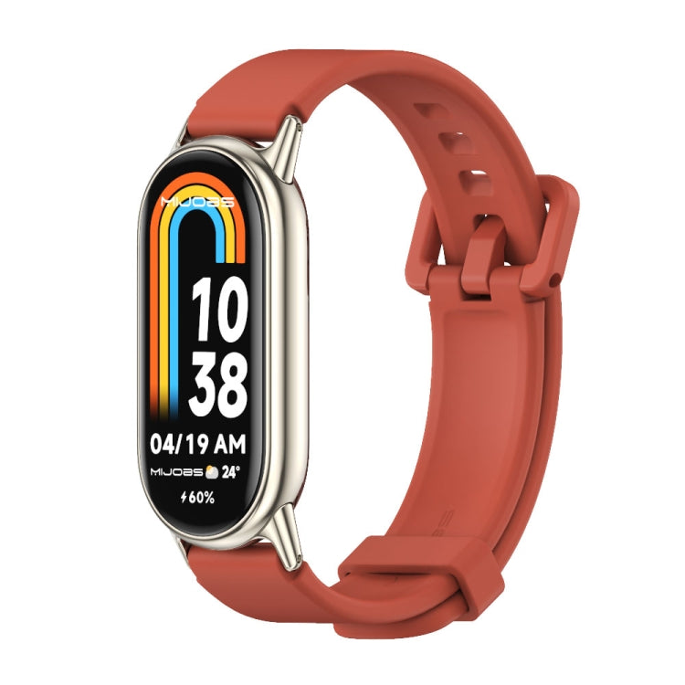 Mijobs Silicone Breathable Watch Band, For Xiaomi Smart Band 10 / 9 / 8
