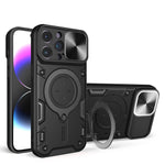 CDテクスチャスライディングカムシールド磁気ホルダースマホケース、iPhone 14 Pro Max用、iPhone 13 Pro Max用、iPhone 13 Pro用、iPhone 13用、iPhone 12用、iPhone 12 Pro Max用、iPhone 12 Pro用、iPhone 11 Pro Max用