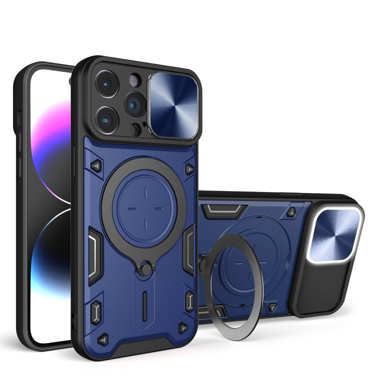 CDテクスチャスライディングカムシールド磁気ホルダースマホケース、iPhone 14 Pro Max用、iPhone 13 Pro Max用、iPhone 13 Pro用、iPhone 13用、iPhone 12用、iPhone 12 Pro Max用、iPhone 12 Pro用、iPhone 11 Pro Max用