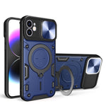 CDテクスチャスライディングカムシールド磁気ホルダースマホケース、iPhone 14 Pro Max用、iPhone 13 Pro Max用、iPhone 13 Pro用、iPhone 13用、iPhone 12用、iPhone 12 Pro Max用、iPhone 12 Pro用、iPhone 11 Pro Max用