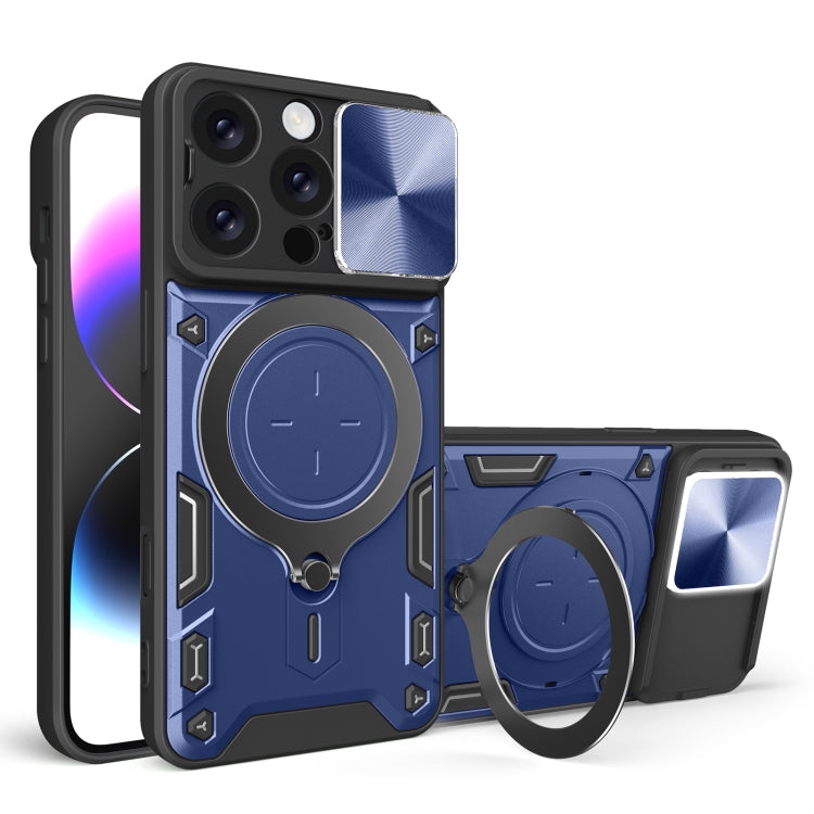 CDテクスチャスライディングカムシールド磁気ホルダースマホケース、iPhone 17e / 16e用、iPhone 17 Pro Max用、iPhone 17 Pro用、iPhone 17用、iPhone Air用、iPhone 16 Pro Max用、iPhone 16 Pro用、iPhone 16 Plus用