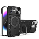 CDテクスチャスライディングカムシールド磁気ホルダースマホケース、iPhone 17e / 16e用、iPhone 17 Pro Max用、iPhone 17 Pro用、iPhone 17用、iPhone Air用、iPhone 16 Pro Max用、iPhone 16 Pro用、iPhone 16 Plus用