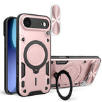 CDテクスチャスライディングカムシールド磁気ホルダースマホケース、iPhone 17e / 16e用、iPhone 17 Pro Max用、iPhone 17 Pro用、iPhone 17用、iPhone Air用、iPhone 16 Pro Max用、iPhone 16 Pro用、iPhone 16 Plus用