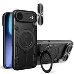 CDテクスチャスライディングカムシールド磁気ホルダースマホケース、iPhone 17e / 16e用、iPhone 17 Pro Max用、iPhone 17 Pro用、iPhone 17用、iPhone Air用、iPhone 16 Pro Max用、iPhone 16 Pro用、iPhone 16 Plus用