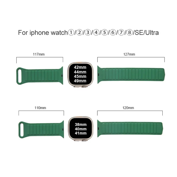 ループマグネティックシリコンウォッチバンド、Apple Watch 38mm用