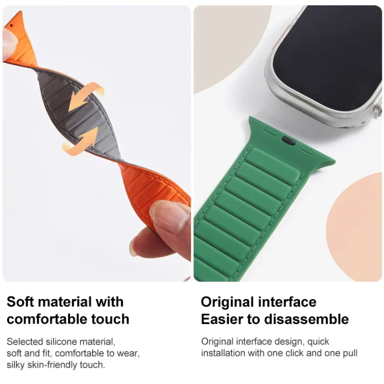 ループマグネティックシリコンウォッチバンド、Apple Watch 38mm用