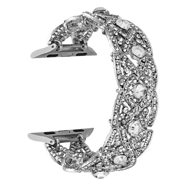 ダイヤモンドツイストメタルウォッチバンド、Apple Watch 2 42mm用、Apple Watch 2 38mm用、Apple Watch 42mm用、Apple Watch 38mm用
