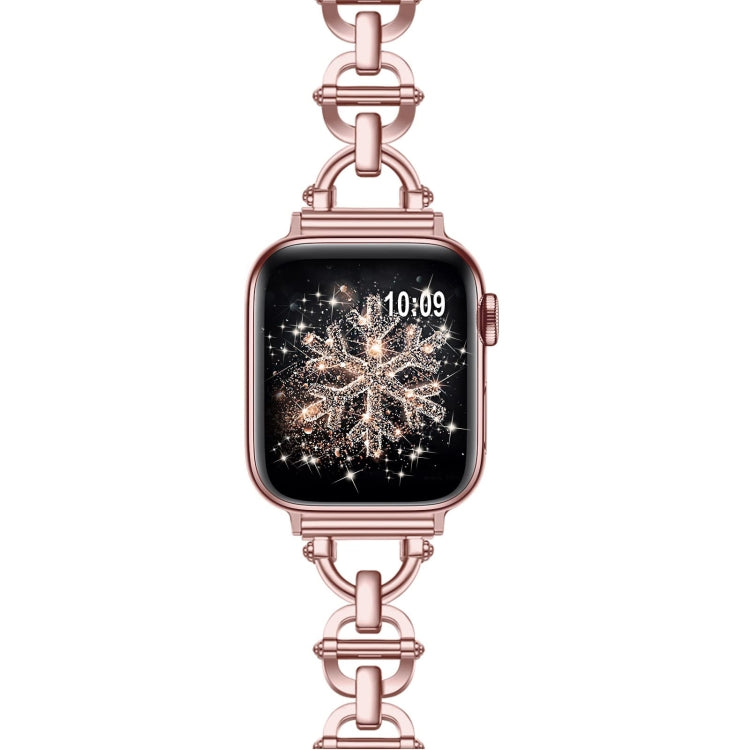 Ladder Buckle Metal Watch Band, For Apple Watch Ultra 49mm, For Apple Watch 8 41mm, For Apple Watch 8 45mm, For Apple Watch SE 2022 40mm, For Apple Watch SE 2022 44mm, For Apple Watch 7 41mm, For Apple Watch 7 45mm, For Apple Watch SE 40mm             ...