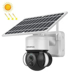 SHIWOJIA IP66防水 4G 3MP ソーラードームIPカメラ、双方向音声＆PIR動体検知＆ナイトビジョン、EU、AU、US