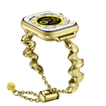 リボンウェーブメタルウォッチバンド、Apple Watch Series 10 46mm用、Apple Watch Series 10 42mm用、Apple Watch SE 2023 44mm用、Apple Watch SE 2023 40mm用、Apple Watch Ultra 2 49mm用、Apple Watch 9 45mm用、Apple Watch 9 41mm用