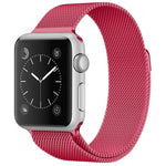 Apple Watch用 ミラネーゼループ磁気ステンレススチールウォッチバンド、5＆4 40mm／3＆2＆1 38mm用、5＆4 44mm／3＆2＆1 42mm用