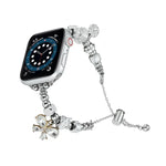 ビーズブレスレットメタルウォッチバンド、Apple Watch 8 45mm用、Apple Watch SE 2022 40mm用、Apple Watch SE 2022 44mm用、Apple Watch 7 41mm用、Apple Watch 7 45mm用、Apple Watch SE 40mm用、Apple Watch SE 44mm用、Apple Watch 6 40mm用
