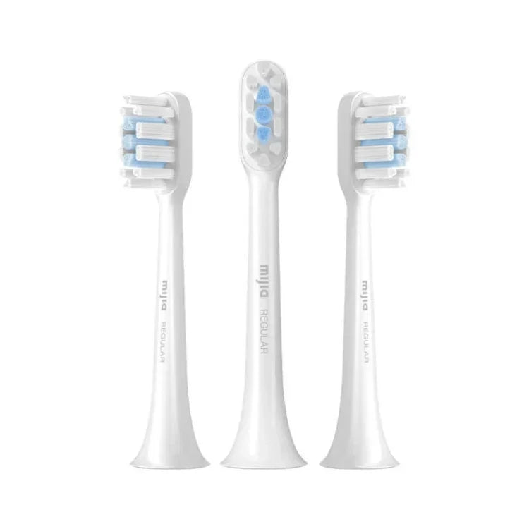 オリジナル Xiaomi Mijia 3個セット ブラシヘッド 標準タイプ ソニック電動歯ブラシ T301 / T302用、T301 & T302ブラシ（ホワイト）、T301 & T302ブラシ（ブラック）
