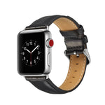 クレイジーホーステクスチャー トップグレインレザーウォッチバンド、Apple Watch Series 7 41mm / 6 & SE & 5 & 4 40mm / 3 & 2 & 1 38mm対応、Apple Watch Series 7 45mm / 6 & SE & 5 & 4 44mm / 3 & 2 & 1 42mm対応