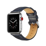 クレイジーホーステクスチャー トップグレインレザーウォッチバンド、Apple Watch Series 7 41mm / 6 & SE & 5 & 4 40mm / 3 & 2 & 1 38mm対応、Apple Watch Series 7 45mm / 6 & SE & 5 & 4 44mm / 3 & 2 & 1 42mm対応