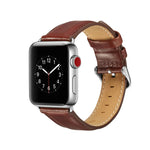 クレイジーホーステクスチャー トップグレインレザーウォッチバンド、Apple Watch Series 7 41mm / 6 & SE & 5 & 4 40mm / 3 & 2 & 1 38mm対応、Apple Watch Series 7 45mm / 6 & SE & 5 & 4 44mm / 3 & 2 & 1 42mm対応