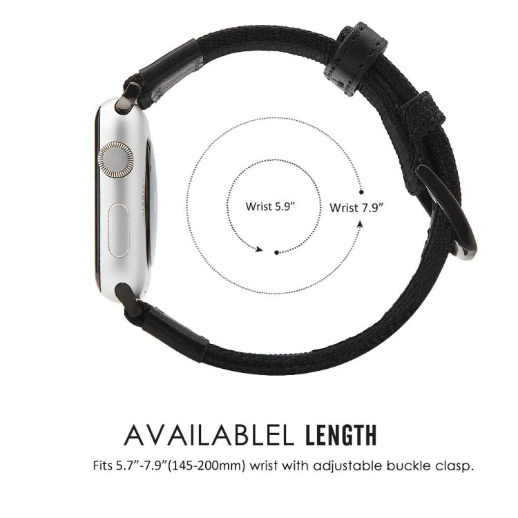 ナイロン製ウォッチバンド、Apple Watch Series 7 41mm / 6 & SE & 5 & 4 40mm / 3 & 2 & 1 38mm対応、Apple Watch Series 7 45mm / 6 & SE & 5 & 4 44mm / 3 & 2 & 1 42mm対応