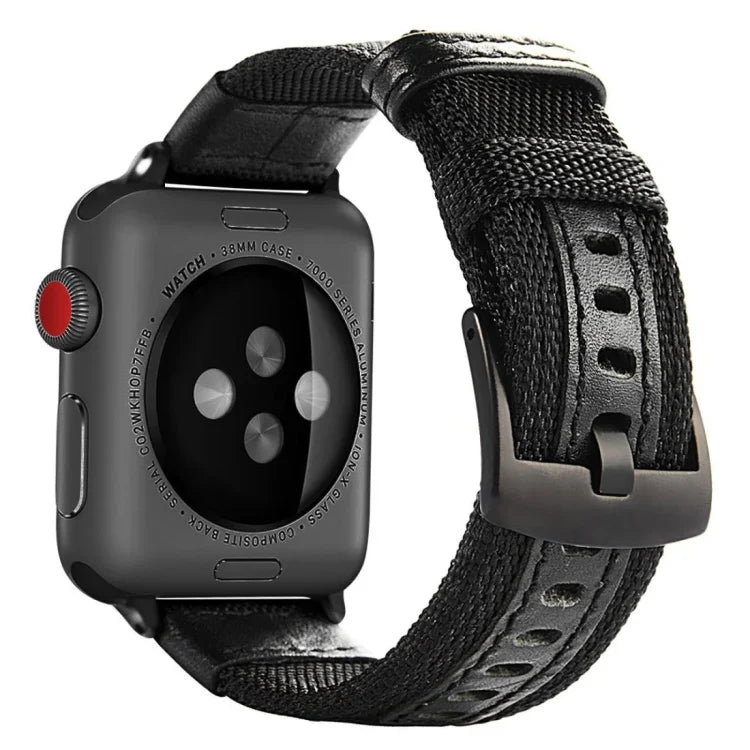 ナイロン製ウォッチバンド、Apple Watch Series 7 41mm / 6 & SE & 5 & 4 40mm / 3 & 2 & 1 38mm対応、Apple Watch Series 7 45mm / 6 & SE & 5 & 4 44mm / 3 & 2 & 1 42mm対応