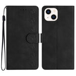 セブンバタフライズ エンボスレザー電話ケース、iPhone 14 Pro Max用、iPhone 13 Pro Max用、iPhone 13 Pro用、iPhone 13用、iPhone 13 mini用、iPhone 12用、iPhone 12 Pro Max用、iPhone 12 Pro用