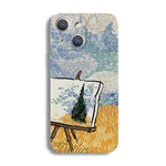 Precise Hole Oil Painting Pattern PC Phone Case, For iPhone 15 Pro Max, For iPhone 15 Pro, For iPhone 15 Plus, For iPhone 15, For iPhone 14 Plus