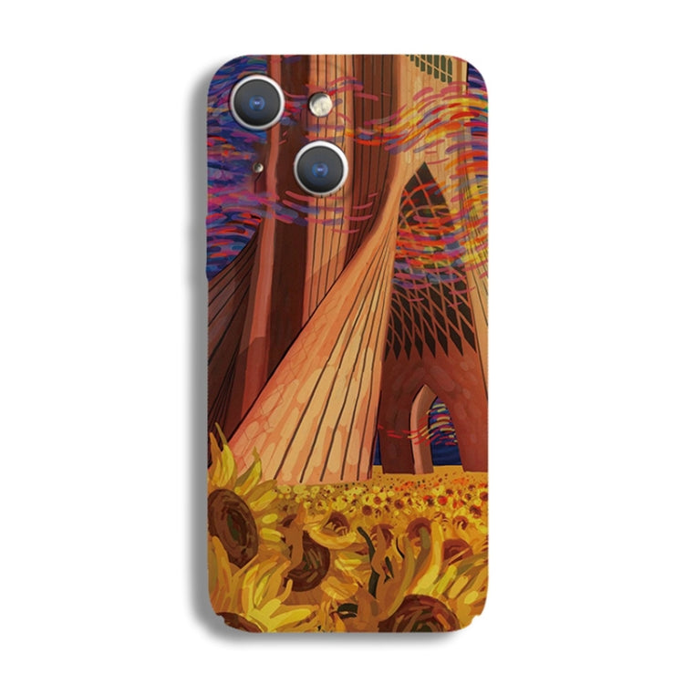 Precise Hole Oil Painting Pattern PC Phone Case, For iPhone 15 Pro Max, For iPhone 15 Pro, For iPhone 15 Plus, For iPhone 15, For iPhone 14 Plus