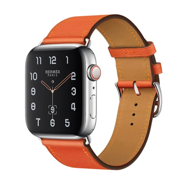 交換用レザーストラップウォッチバンド、Apple Watch Series 7 41mm / 6 & SE & 5 & 4 40mm / 3 & 2 & 1 38mm対応、Apple Watch Series 7 45mm / 6 & SE & 5 & 4 44mm / 3 & 2 & 1 42mm対応