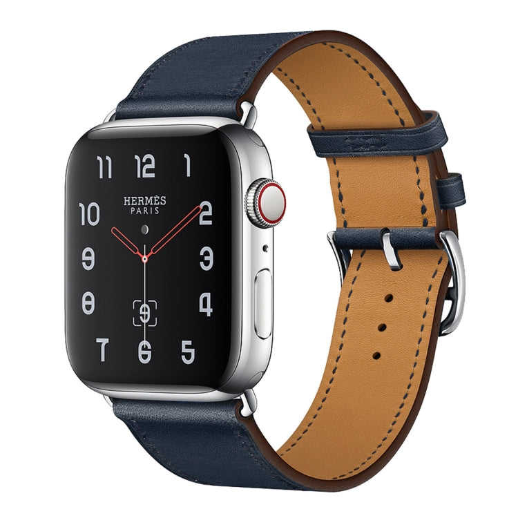 交換用レザーストラップウォッチバンド、Apple Watch Series 7 41mm / 6 & SE & 5 & 4 40mm / 3 & 2 & 1 38mm対応、Apple Watch Series 7 45mm / 6 & SE & 5 & 4 44mm / 3 & 2 & 1 42mm対応
