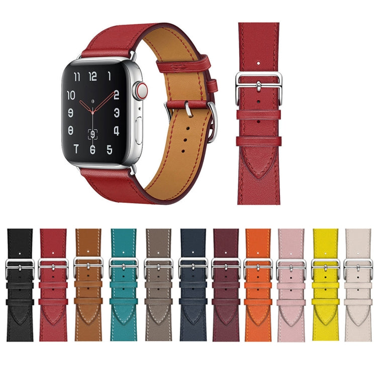 交換用レザーストラップウォッチバンド、Apple Watch Series 7 41mm / 6 & SE & 5 & 4 40mm / 3 & 2 & 1 38mm対応、Apple Watch Series 7 45mm / 6 & SE & 5 & 4 44mm / 3 & 2 & 1 42mm対応